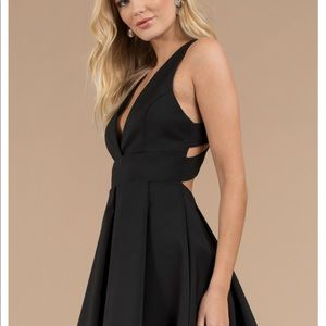 black, formal short dress!